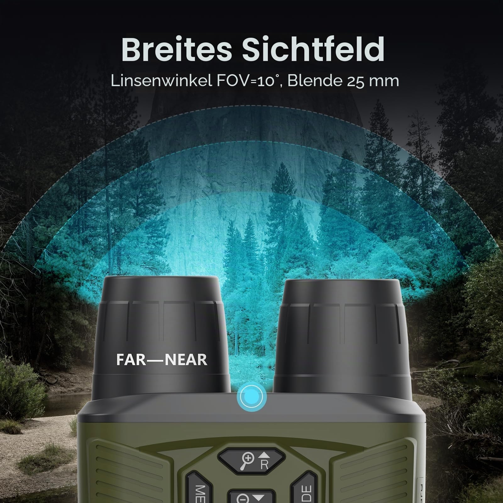 SVBONY SA206 Nachtsichtgerät 8X 300m 4K IR-Fernglas
