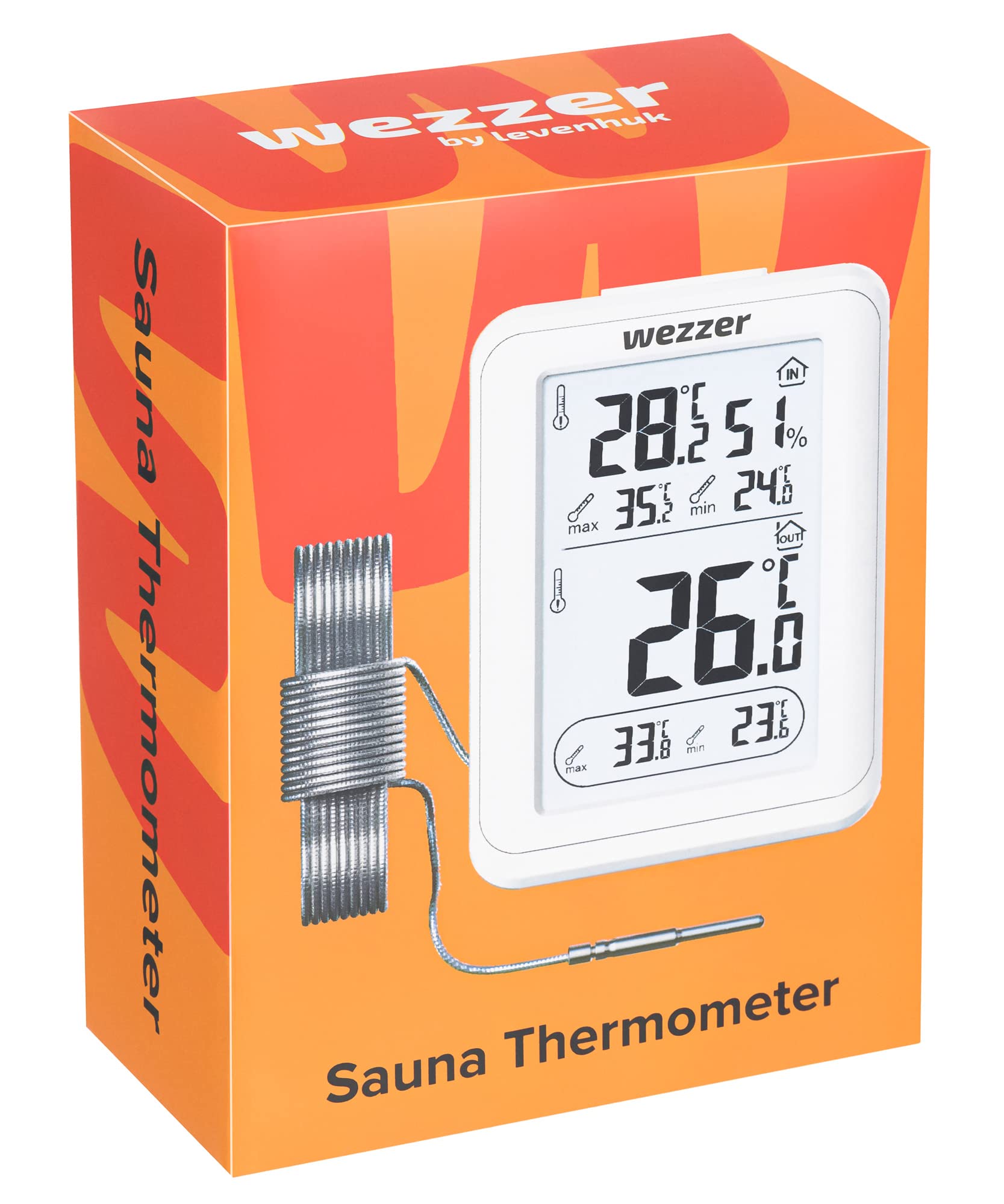 Levenhuk Wezzer SN10 Thermometer Hygrometer mit Sonde