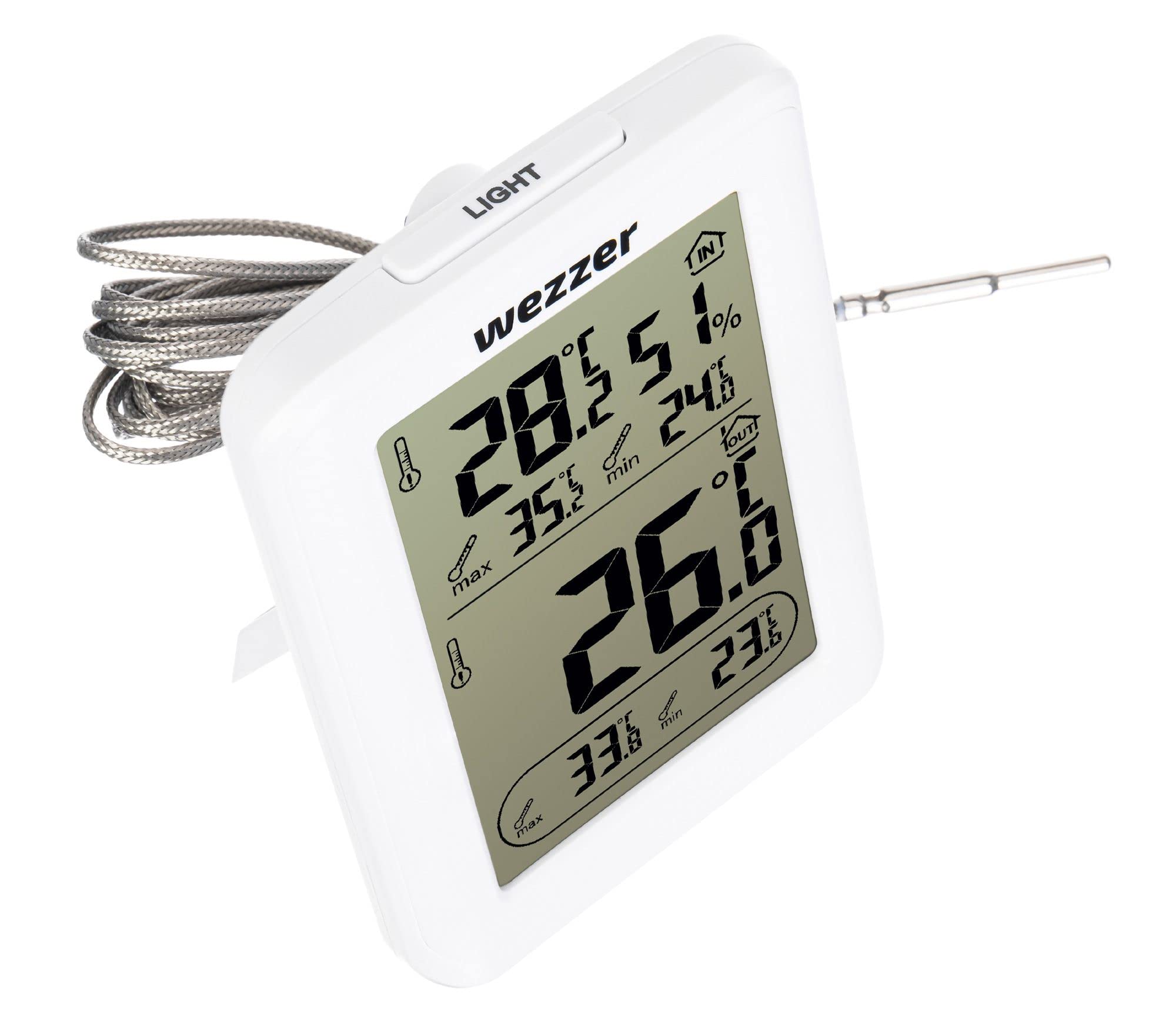 Levenhuk Wezzer SN10 Thermometer Hygrometer mit Sonde