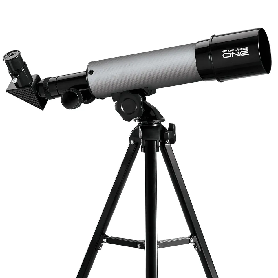 Explore One CF350 50mm Teleskop Refraktor AZ silber