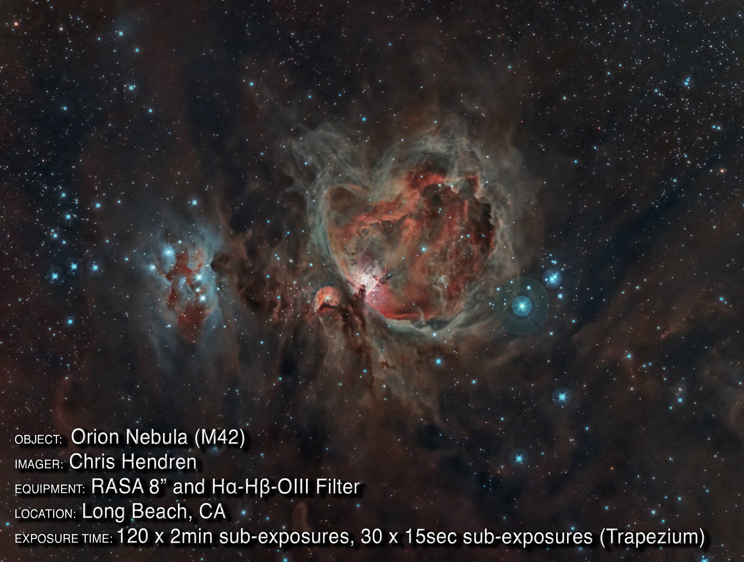 Celestron RASA 8 H-alpha H-beta OIII Filter gebraucht