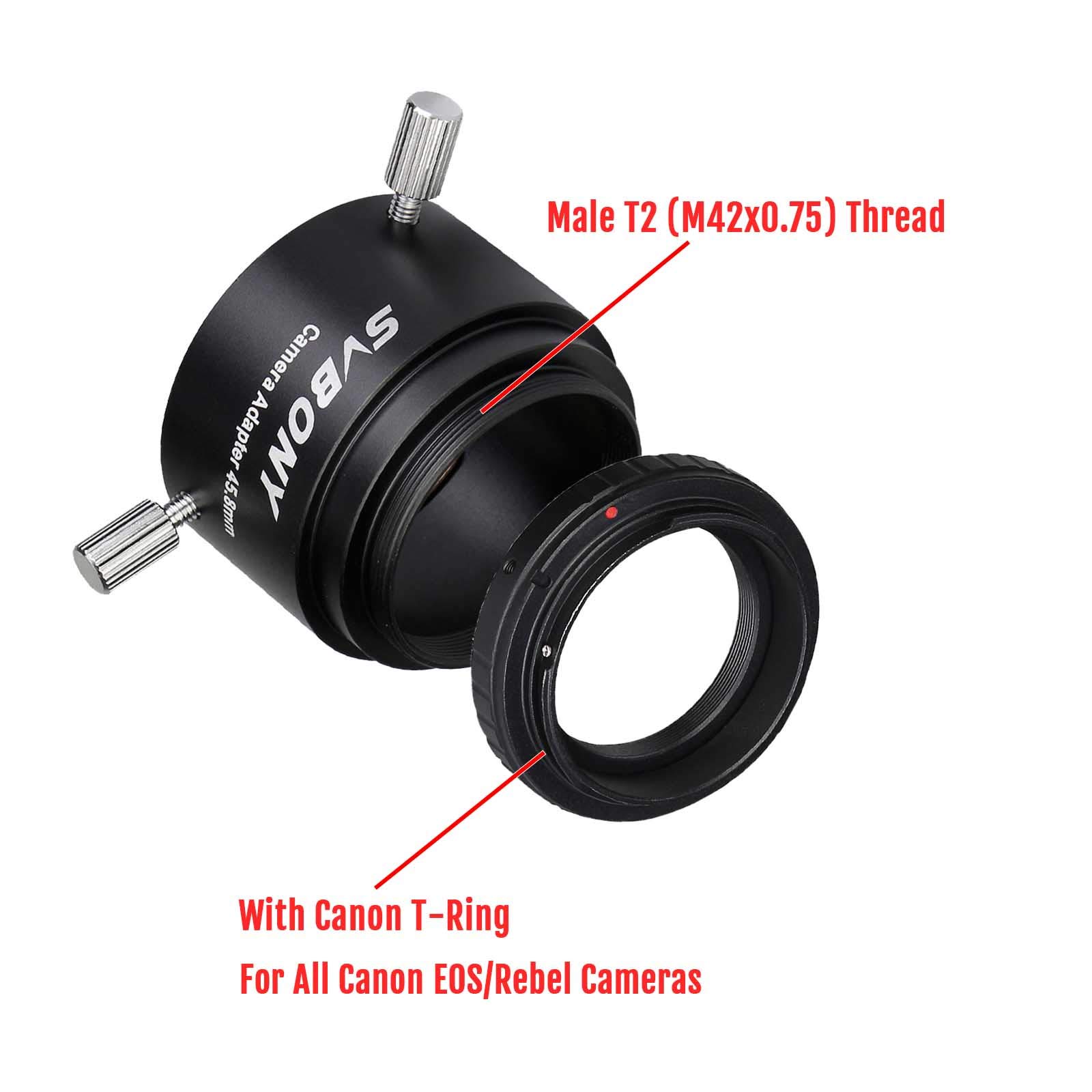 SVBONY SV186 Kamera Adapter 42,8-45,8mm für Canon EOS